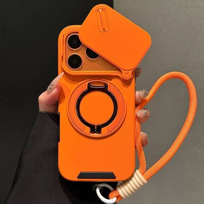 New Mecha Push Window Phone Case, Ring Military Grade Shockproof Personalized, Accessories, Smartphone, Devices, Protection