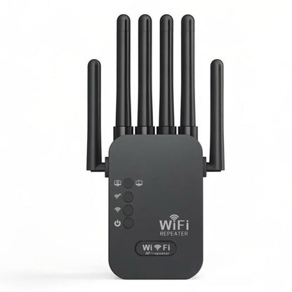 Ultra-high-speed network, three-in-one mode application connection, 6 antennas - strong penetration power, 6 high-gain antennas, up to 105 devices can be connected.