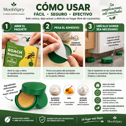 MoonSpry Cockroach Repellent Household Dormitory Kitchen Powerful Cleaning Cockroach Killer Cockroach Repellent